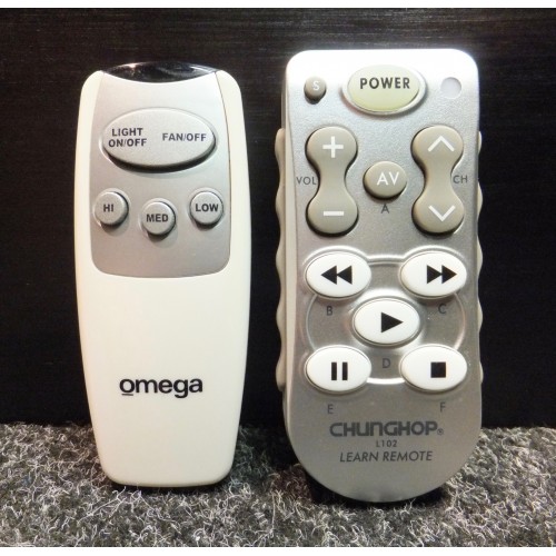 Omega Ceiling Fan Remote Control Replacement Version V7 Also For