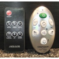 Heller or Devanti or TCL 2000w Wall mounted Ceramic Electric Heater Replacement Remote Control V2.