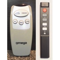 Omega Ceiling Fan Remote Control Replacement Version V7 (new version) Grey also for Hunter brand