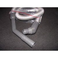 Hitachi Vacuum Cleaner Hose Assy. Fits all Models that have a curved fitting that goes into the Vacuum Cleaner.