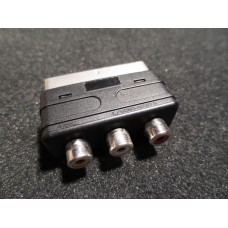 Hitachi Scart Euro Connector to RCA Adaptor